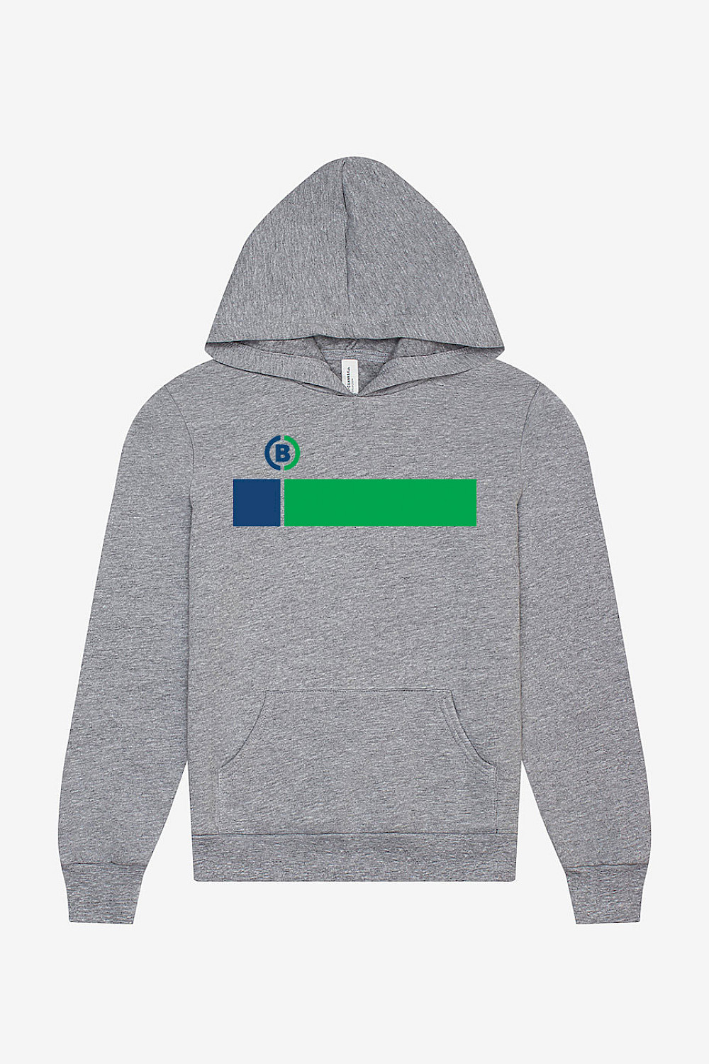 Youth Sponge Fleece Pullover Hooded Sweatshirt - (B) Stripe